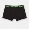 Lot de 3 boxers noirs avec ceinture fluo Lot de 3 boxers noirs avec ceinture fluo
