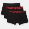 Lot de 3 boxers noirs avec logo STWD Lot de 3 boxers noirs avec logo STWD