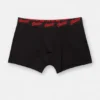 Lot de 3 boxers noirs avec logo STWD Lot de 3 boxers noirs avec logo STWD