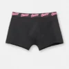Lot de 3 boxers noirs avec logo STWD rose Lot de 3 boxers noirs avec logo STWD rose
