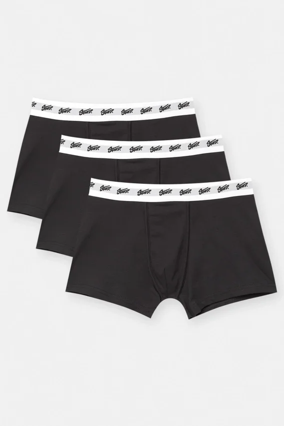 Lot de 3 boxers noirs STWD Lot de 3 boxers noirs STWD