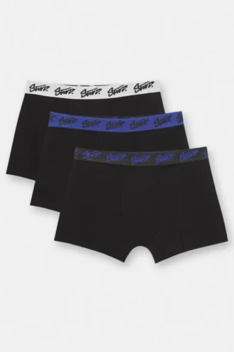 Lot de 3 boxers STWD bleus