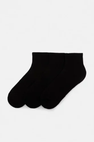 Lot de 3 paires de chaussettes noires