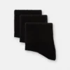 Lot de 3 paires de chaussettes noires