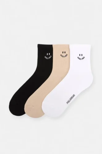 Lot de 3 paires de chaussettes Smiley