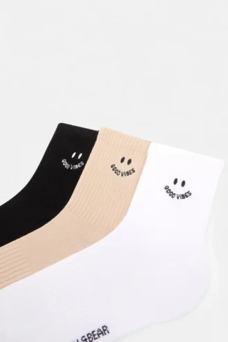 Lot de 3 paires de chaussettes Smiley