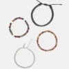 Lot de 4 bracelets à perles
