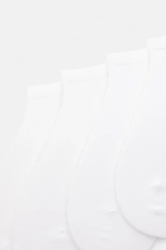 Lot de 4 paires de chaussettes blanches