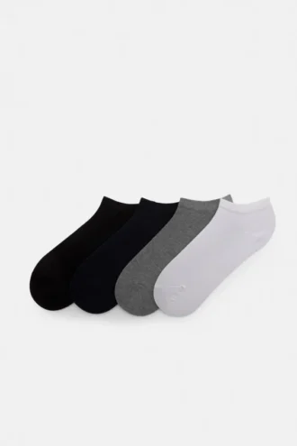 Lot de 4 paires de chaussettes courtes basiques