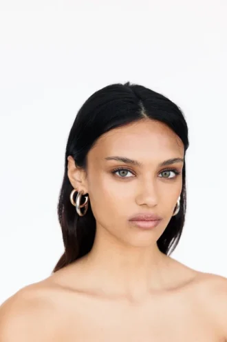 Lot de 6 paires de boucles d&rsquo;oreilles créoles