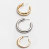Lot de 6 paires de boucles d’oreilles créoles Lot de 6 paires de boucles d’oreilles créoles