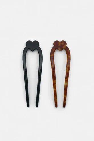Lot de barrettes en forme de cœur Lot de barrettes en forme de cœur