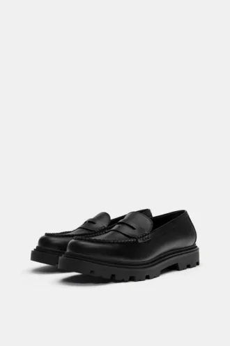 Mocassins à semelle épaisse