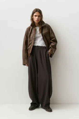 Pantalon ajusté à pinces Pantalon ajusté à pinces