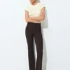 Pantalon bootcut taille mi-haute Pantalon bootcut taille mi-haute