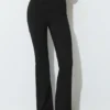 Pantalon bootcut taille mi-haute Pantalon bootcut taille mi-haute
