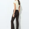 Pantalon bootcut taille mi-haute Pantalon bootcut taille mi-haute