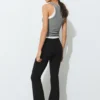 Pantalon bootcut taille mi-haute Pantalon bootcut taille mi-haute