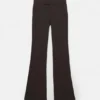Pantalon bootcut taille mi-haute Pantalon bootcut taille mi-haute