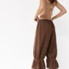 Pantalon bouffant marron Pantalon bouffant marron