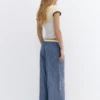 Pantalon à carreaux style pyjama avec pinces Pantalon à carreaux style pyjama avec pinces
