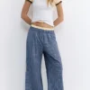 Pantalon à carreaux style pyjama avec pinces Pantalon à carreaux style pyjama avec pinces