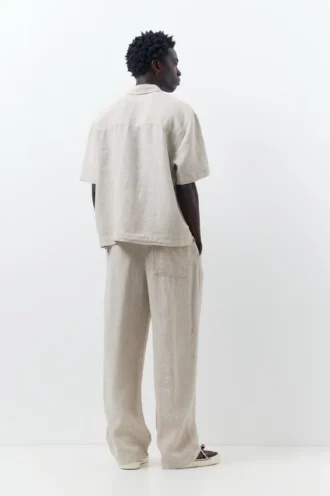 Pantalon de jogging 100 % lin