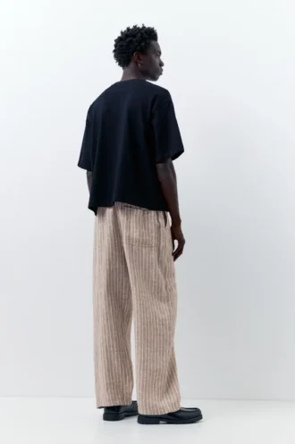 Pantalon de jogging 100 % lin