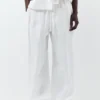 Pantalon de jogging 100 % lin Pantalon de jogging 100 % lin