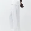 Pantalon de jogging 100 % lin Pantalon de jogging 100 % lin