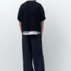 Pantalon de jogging en denim rayé Pantalon de jogging en denim rayé