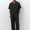 Pantalon de jogging en mélange de lin