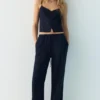 Pantalon de jogging en mélange de lin Pantalon de jogging en mélange de lin