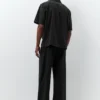 Pantalon de jogging en mélange de lin