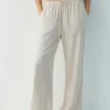 Pantalon de jogging en mélange de lin Pantalon de jogging en mélange de lin