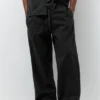 Pantalon de jogging en mélange de lin