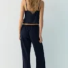Pantalon de jogging en mélange de lin Pantalon de jogging en mélange de lin