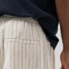 Pantalon de jogging en mélange de lin