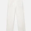 Pantalon de jogging en mélange de lin