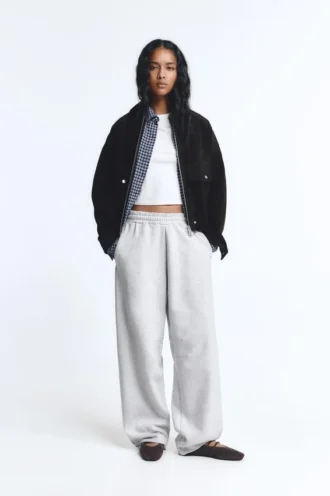 Pantalon de survêtement coupe baril