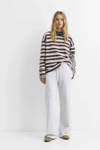 Pantalon de survêtement à jambes larges