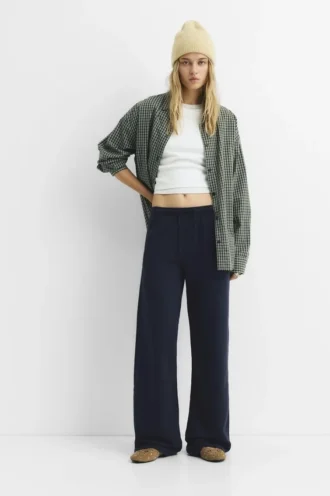 Pantalon de survêtement à jambes larges