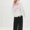 Pantalon de survêtement à jambes larges avec coutures Pantalon de survêtement à jambes larges avec coutures