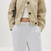Pantalon de survêtement à jambes larges avec coutures Pantalon de survêtement à jambes larges avec coutures