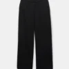 Pantalon de survêtement à jambes larges avec coutures Pantalon de survêtement à jambes larges avec coutures