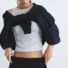 Pantalon de survêtement à jambes larges avec ourlet ajustable Pantalon de survêtement à jambes larges avec ourlet ajustable