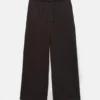 Pantalon de survêtement à jambes larges avec ourlet ajustable Pantalon de survêtement à jambes larges avec ourlet ajustable