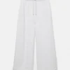 Pantalon de survêtement à jambes larges avec ourlet ajustable Pantalon de survêtement à jambes larges avec ourlet ajustable
