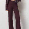 Pantalon droit au toucher doux Pantalon droit au toucher doux
