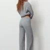 Pantalon droit au toucher doux Pantalon droit au toucher doux